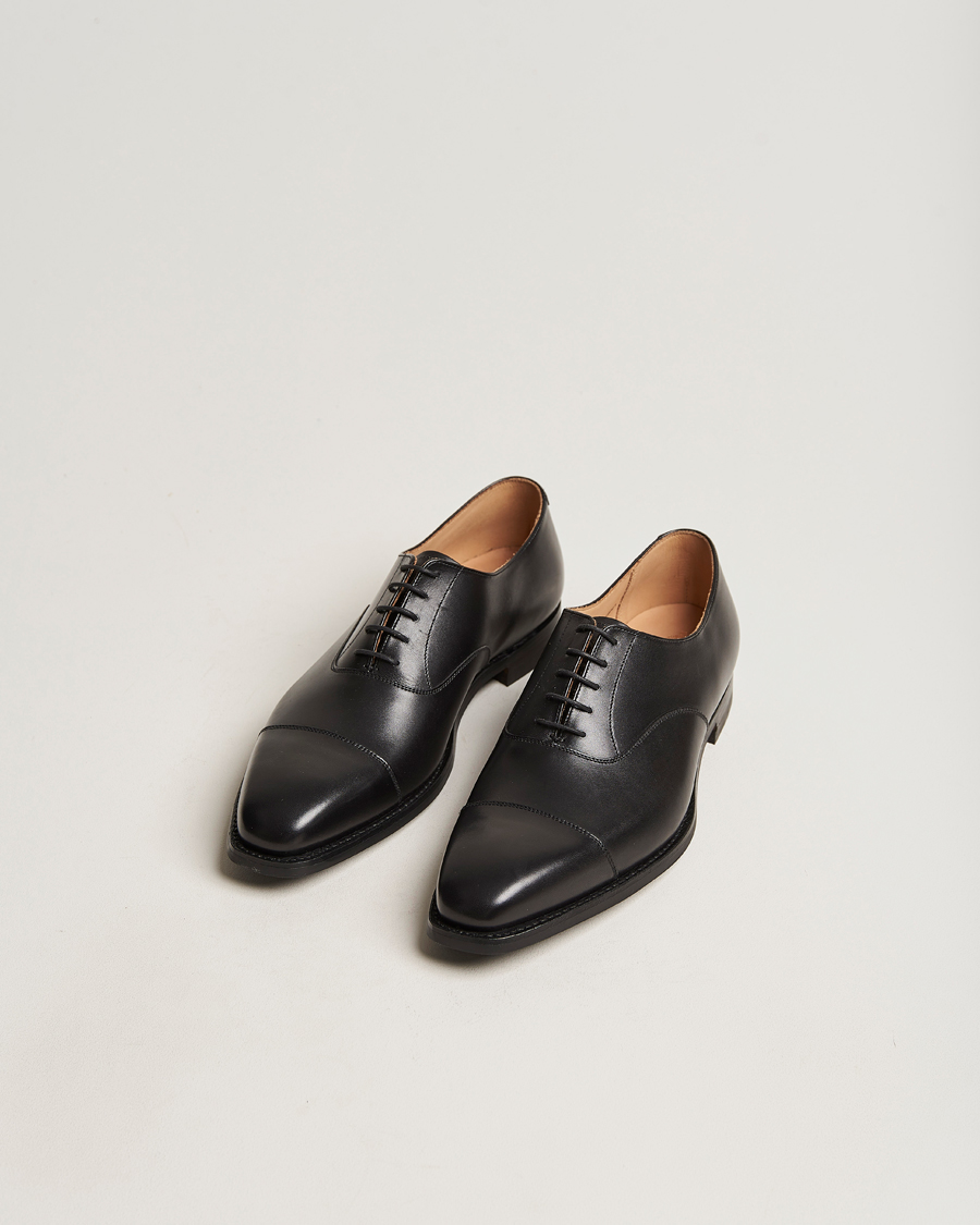 Mies | Oxford-kengät | Crockett & Jones | Hallam Oxford City Sole E Black Calf