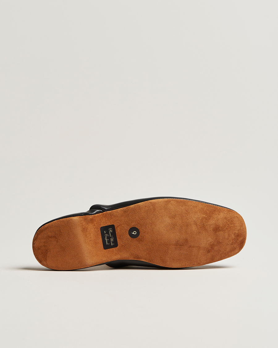 Mies | Sandaalit ja tohvelit | Crockett & Jones | Mule Calf Home Slipper Black