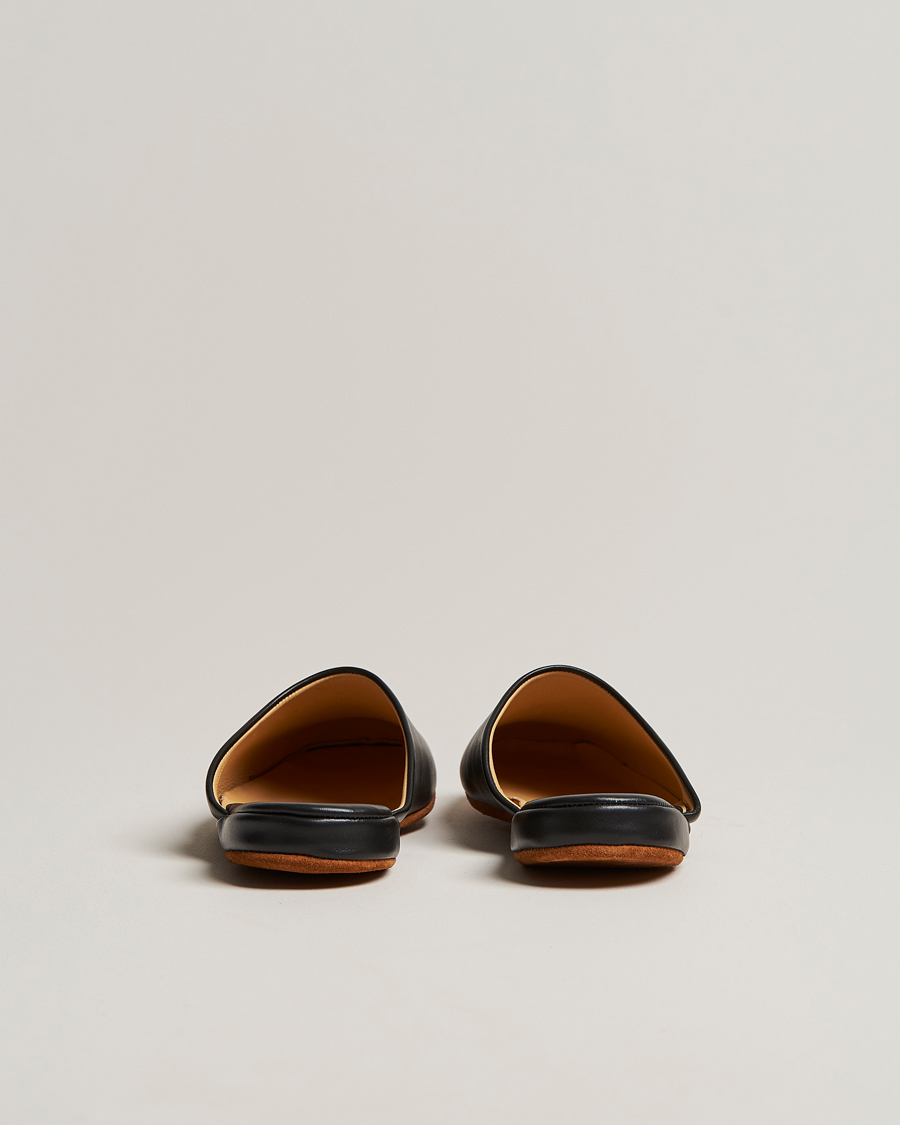 Mies | Sandaalit ja tohvelit | Crockett & Jones | Mule Calf Home Slipper Black