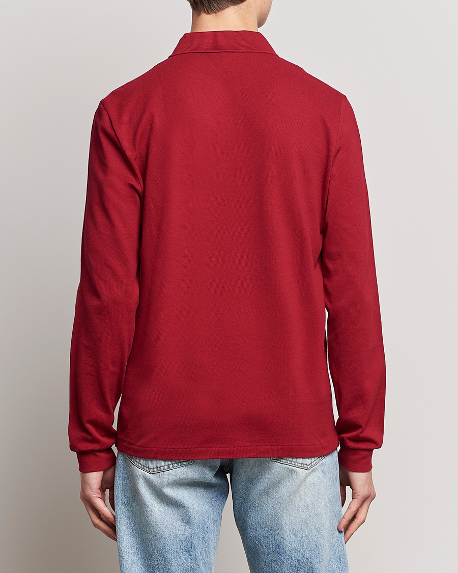 Mies | Pikeet | Lacoste | Original Long Sleeve Polo Piké Bordeaux