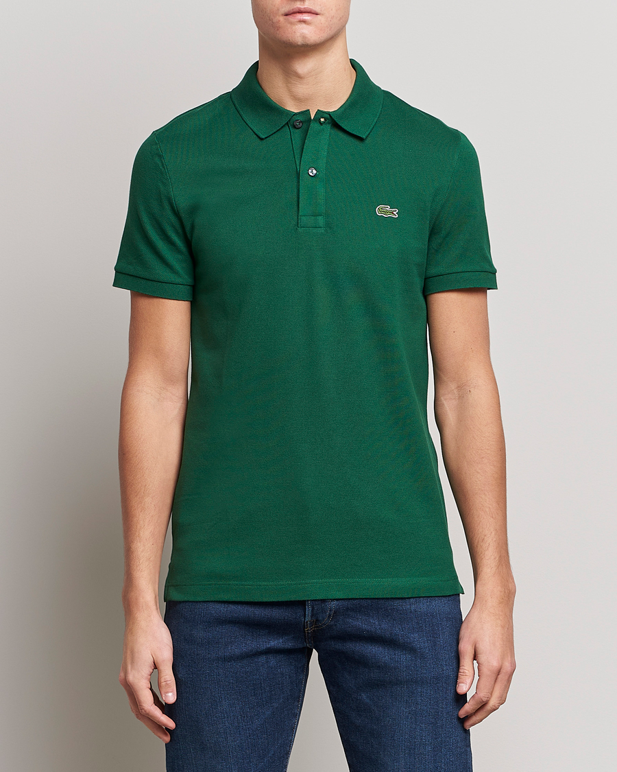 Mies | Pikeet | Lacoste | Slim Fit Polo Piké Green