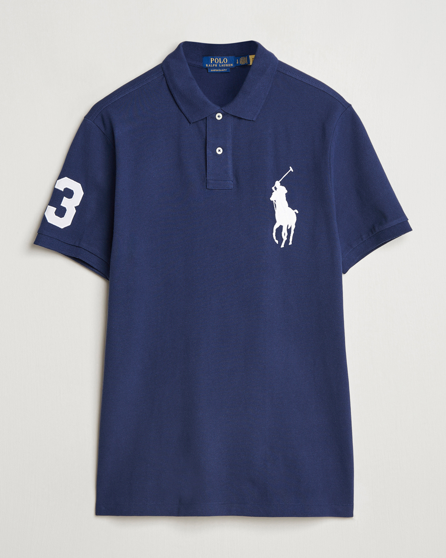 Mies | Pikeet | Polo Ralph Lauren | Custom Fit Big Pony Polo Newport Navy