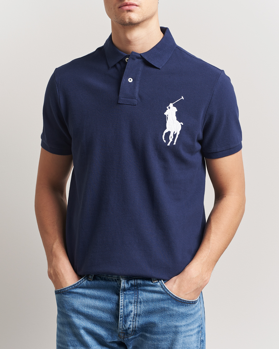 Mies | Pikeet | Polo Ralph Lauren | Custom Fit Big Pony Polo Newport Navy