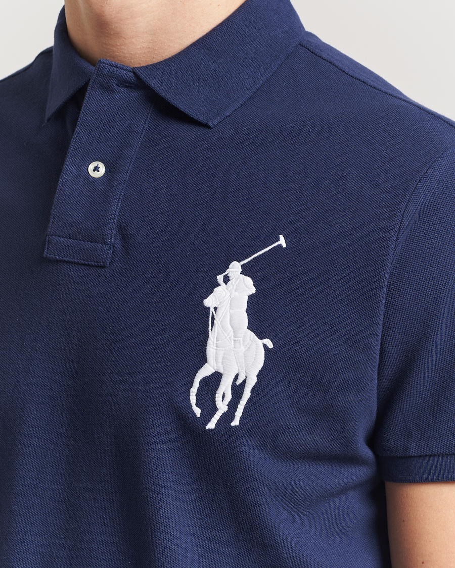 Mies | Pikeet | Polo Ralph Lauren | Custom Fit Big Pony Polo Newport Navy