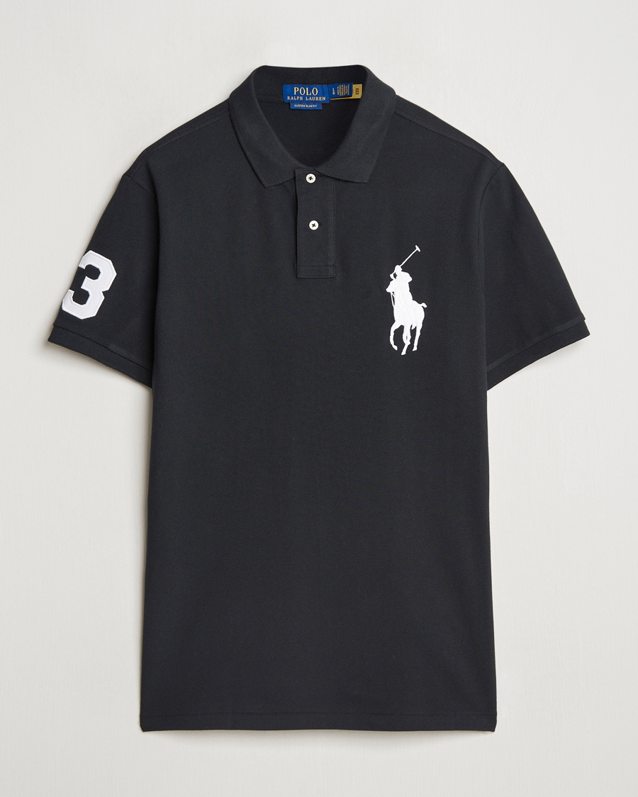 Mies | Pikeet | Polo Ralph Lauren | Custom Fit Big Pony Polo Polo Black