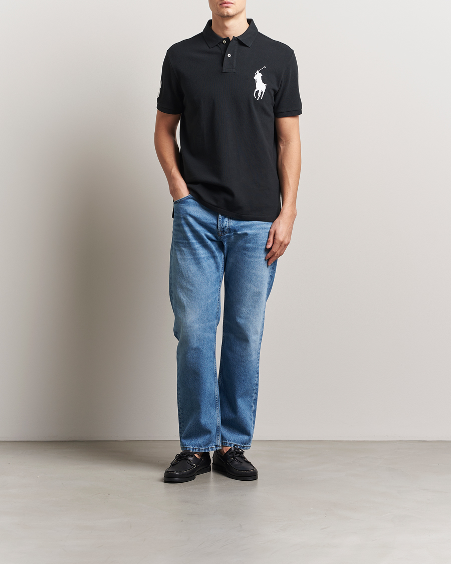 Mies | Pikeet | Polo Ralph Lauren | Custom Fit Big Pony Polo Polo Black