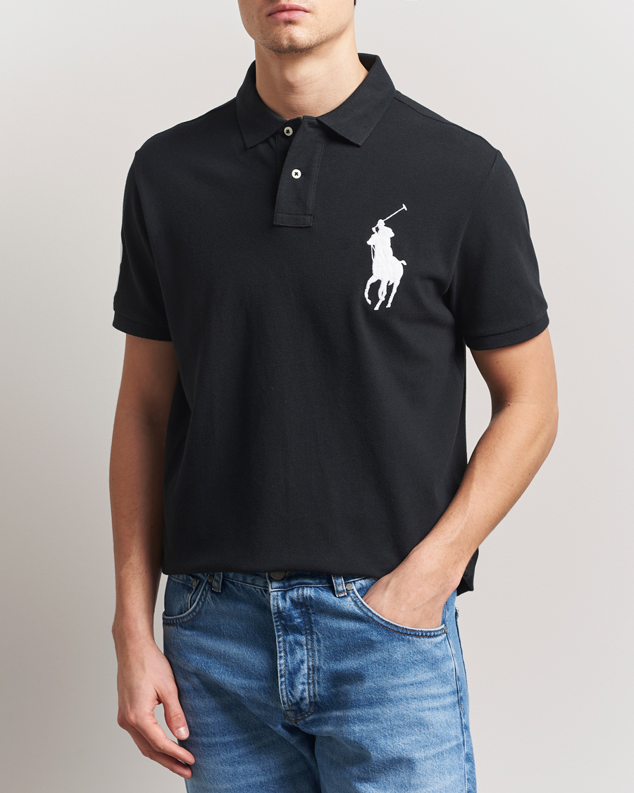 Mies | Pikeet | Polo Ralph Lauren | Custom Fit Big Pony Polo Polo Black