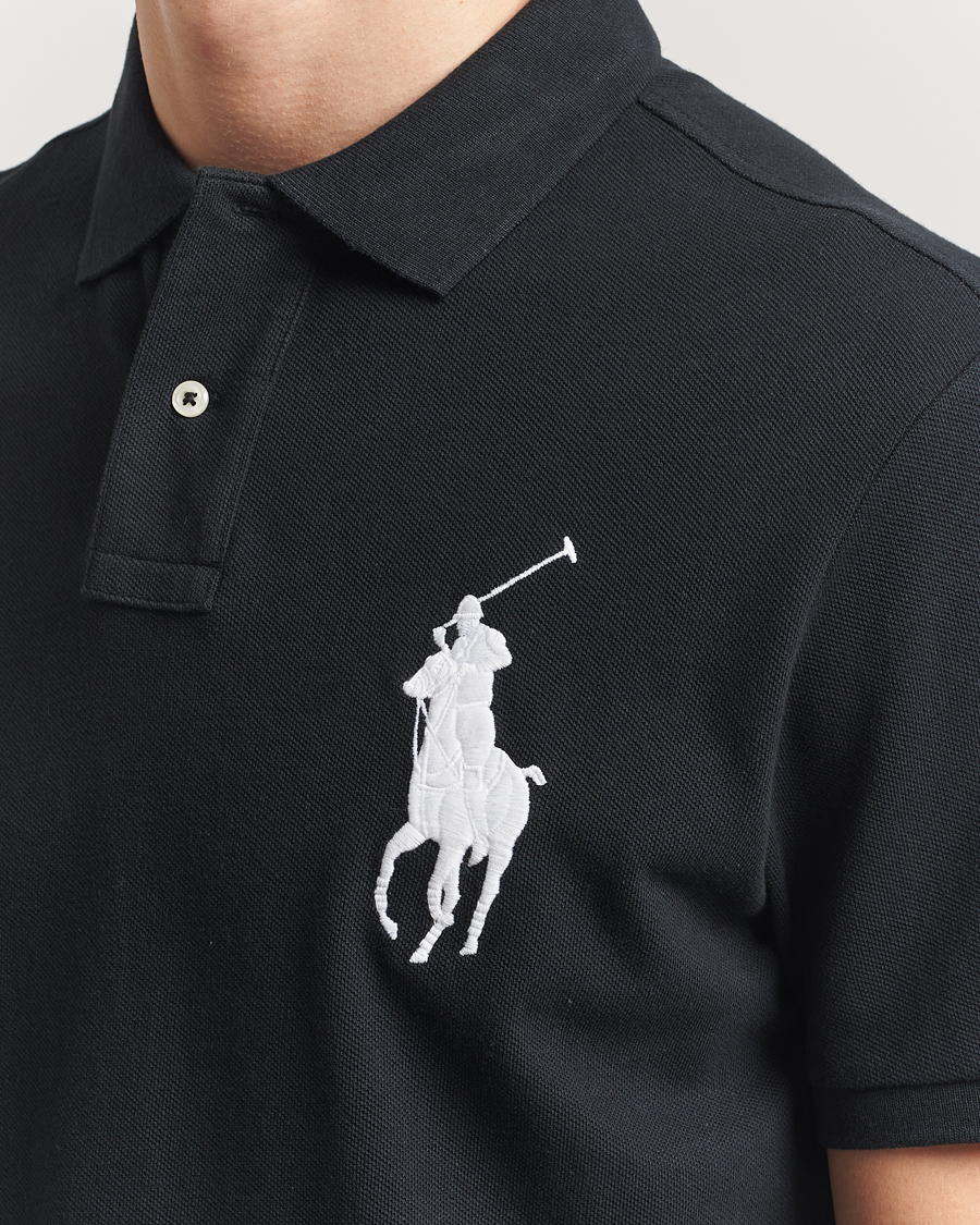 Mies | Pikeet | Polo Ralph Lauren | Custom Fit Big Pony Polo Polo Black