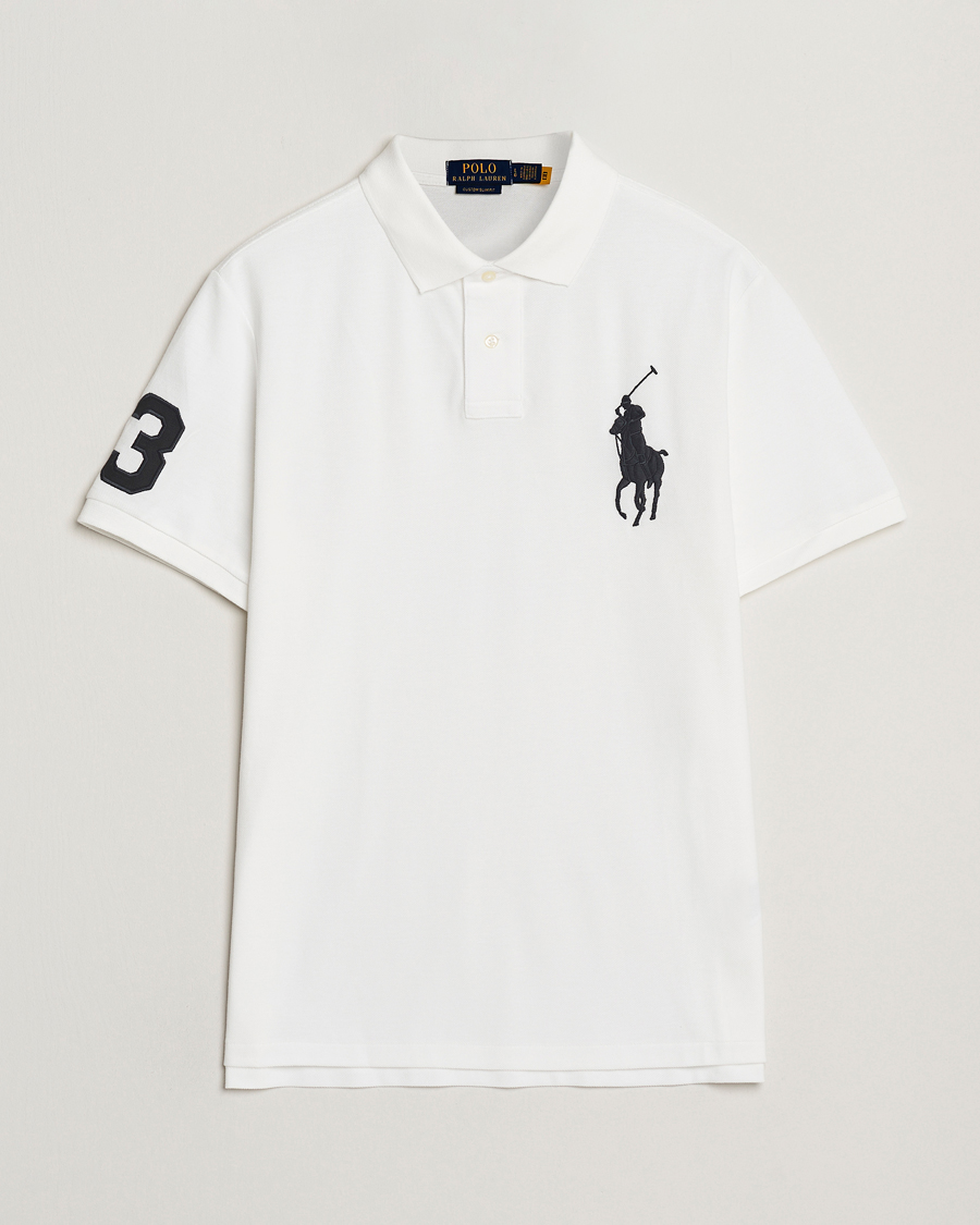 Mies | Pikeet | Polo Ralph Lauren | Custom Fit Big Pony Polo White