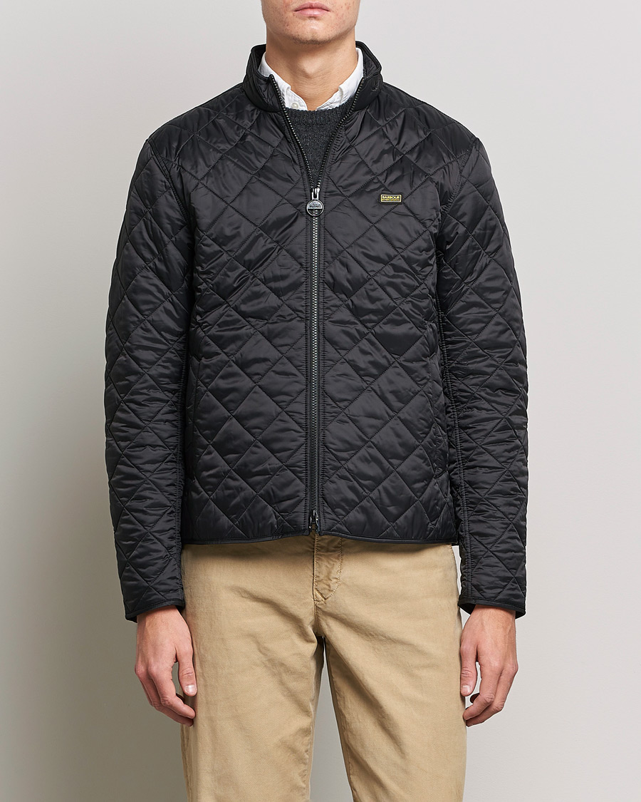 Mies |  | Barbour International | Gear Quilted Jacket Black