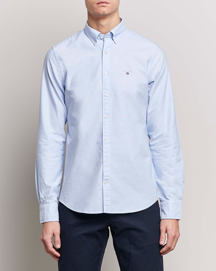 Mies | Preppy Authentic | GANT | Slim Fit Oxford Shirt Capri Blue