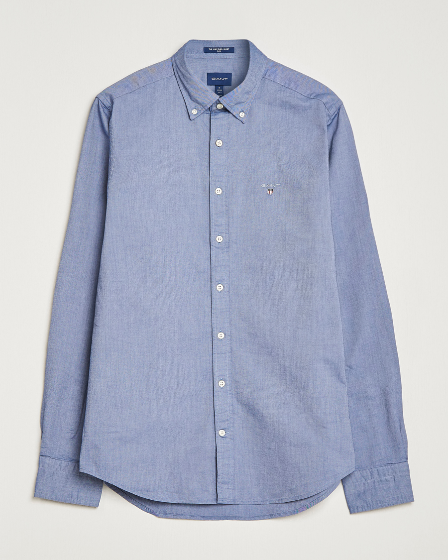 Mies | Kauluspaidat | GANT | Slim Fit Oxford Shirt Persian Blue