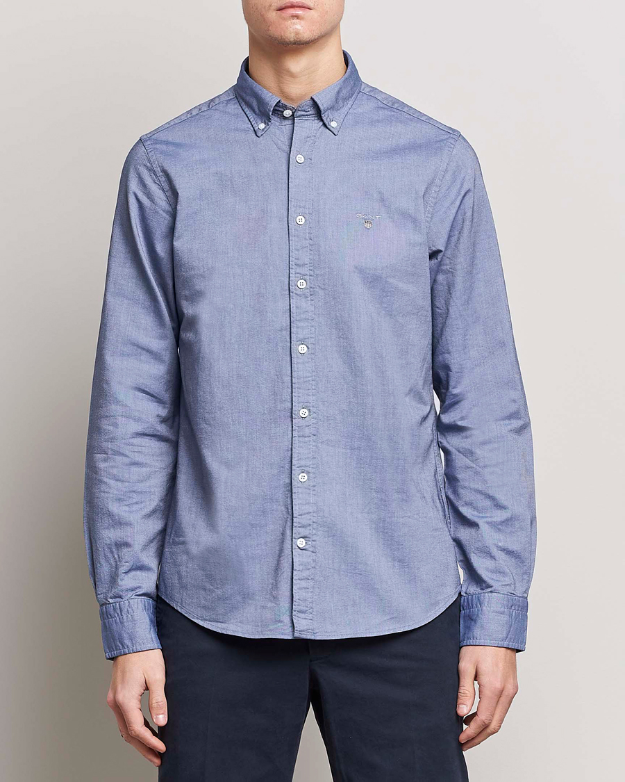 Mies |  | GANT | Slim Fit Oxford Shirt Persian Blue