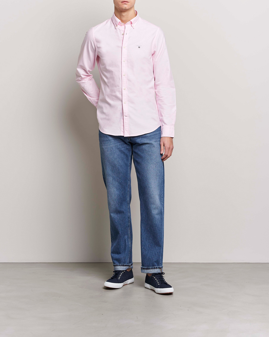 Mies | Kauluspaidat | GANT | Slim Fit Oxford Shirt Light Pink
