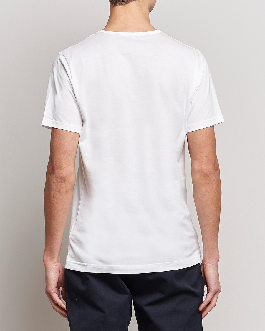 Mies | T-paidat | Sunspel | Superfine Cotton Crew Neck T-Shirt White