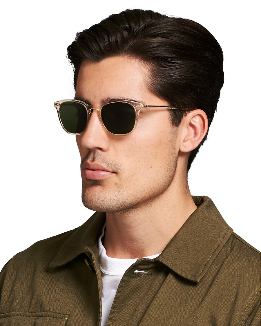 Mies | Oliver Peoples Heaton Sunglasses Buff/Green | Oliver Peoples | Heaton Sunglasses Buff/Green