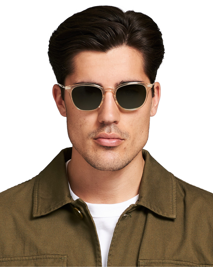 Mies | Oliver Peoples Heaton Sunglasses Buff/Green | Oliver Peoples | Heaton Sunglasses Buff/Green