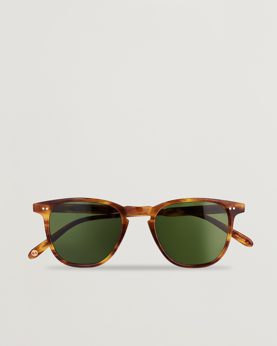 Mies | Garrett Leight Brooks 47 Sunglasses Pinewood/Pure Green | Garrett Leight | Brooks 47 Sunglasses Pinewood/Pure Green