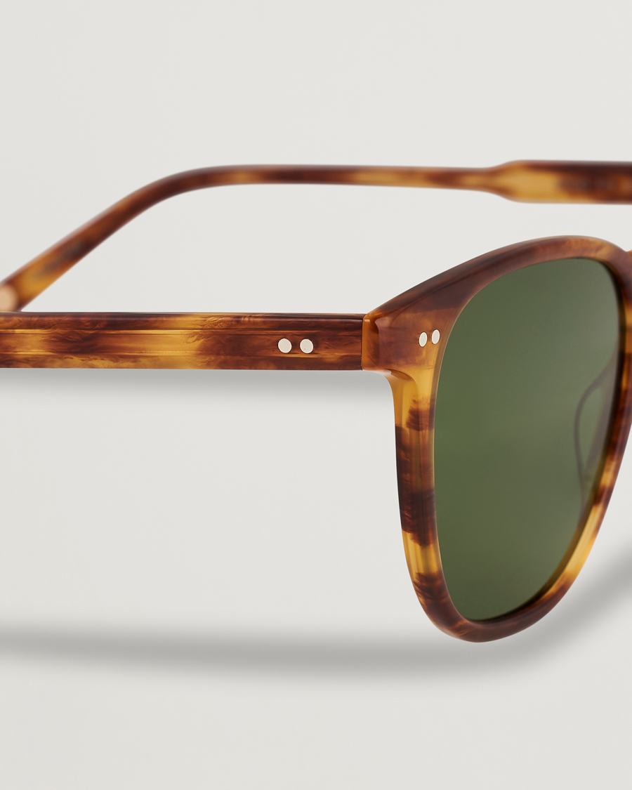 Mies | Garrett Leight Brooks 47 Sunglasses Pinewood/Pure Green | Garrett Leight | Brooks 47 Sunglasses Pinewood/Pure Green