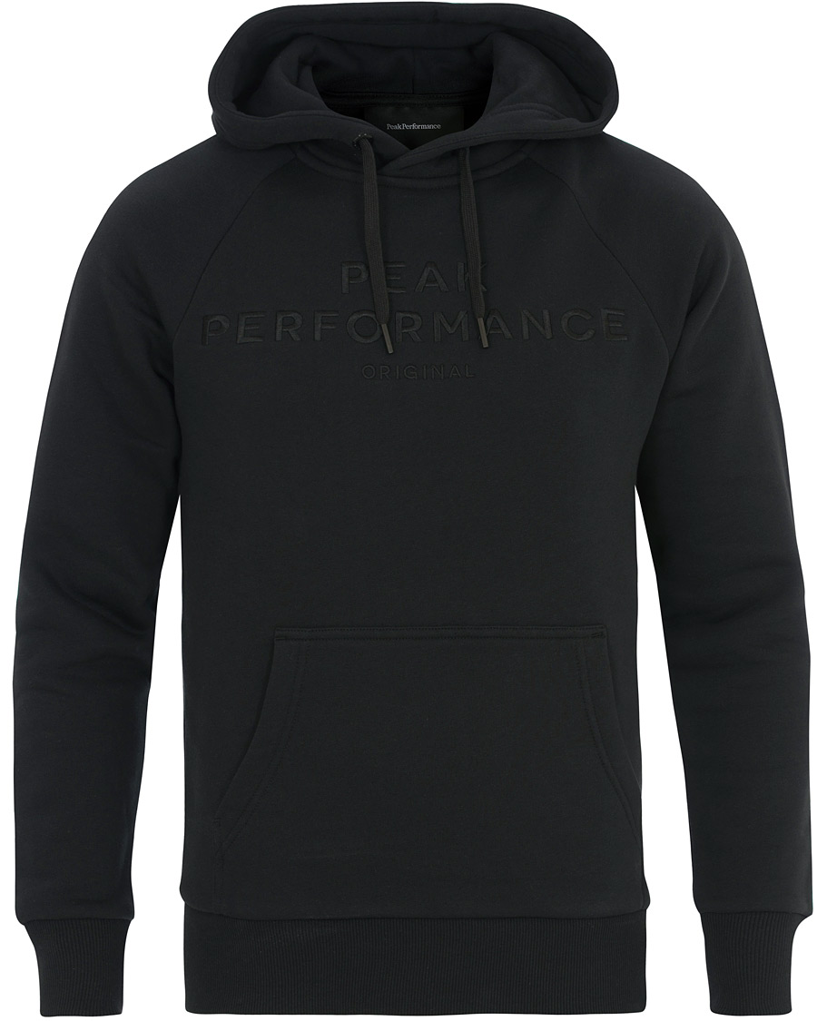 Mies | Puserot | Peak Performance | Logo Hoodie Black