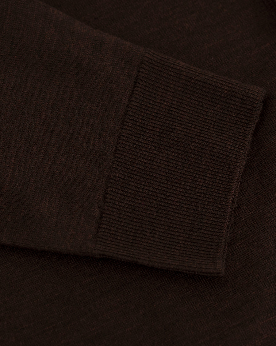 Mies | Puserot | John Smedley | Petworth Merino Cardigan Chestnut