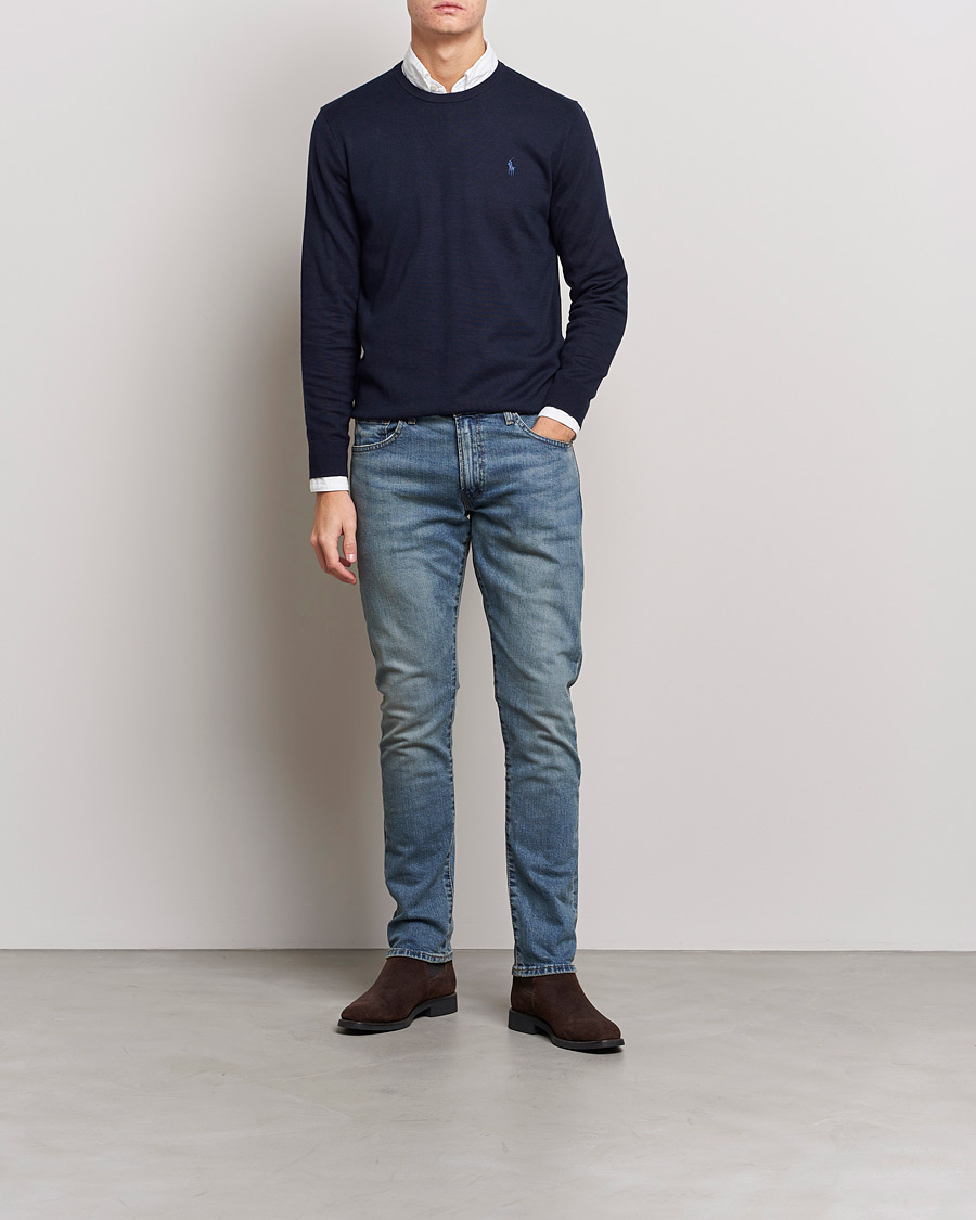 Mies | Puserot | Polo Ralph Lauren | Pima Cotton Crew Neck Pullover Hunter Navy