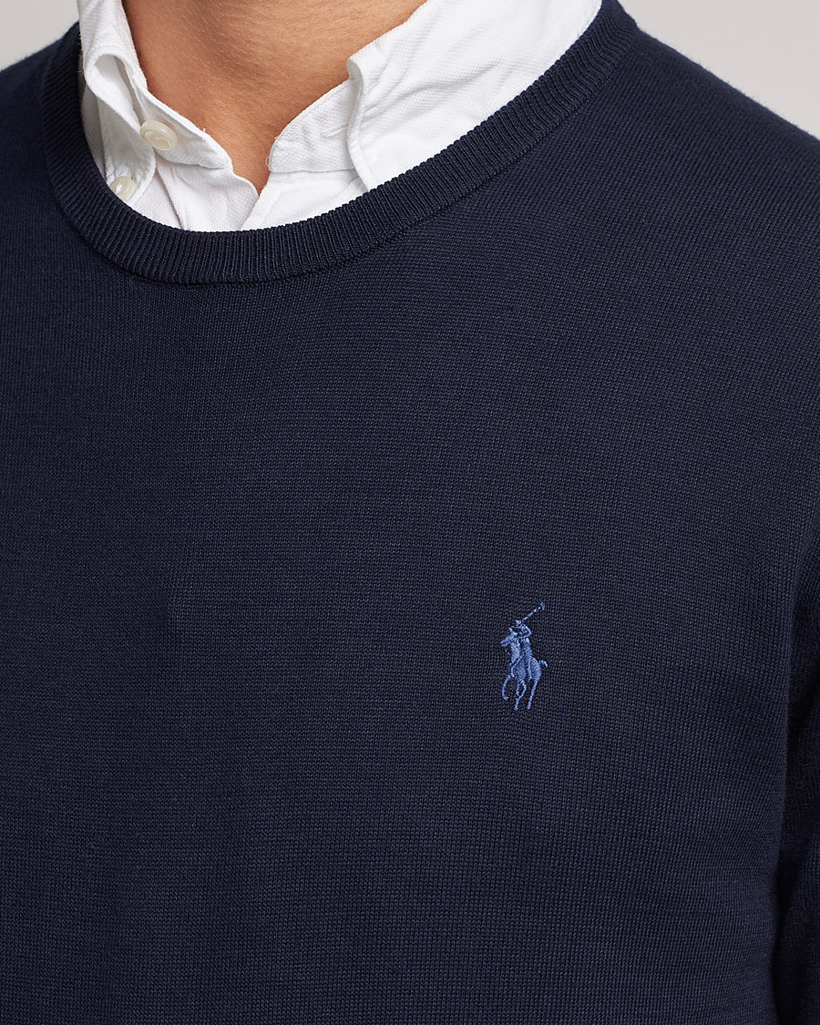 Mies | Puserot | Polo Ralph Lauren | Pima Cotton Crew Neck Pullover Hunter Navy