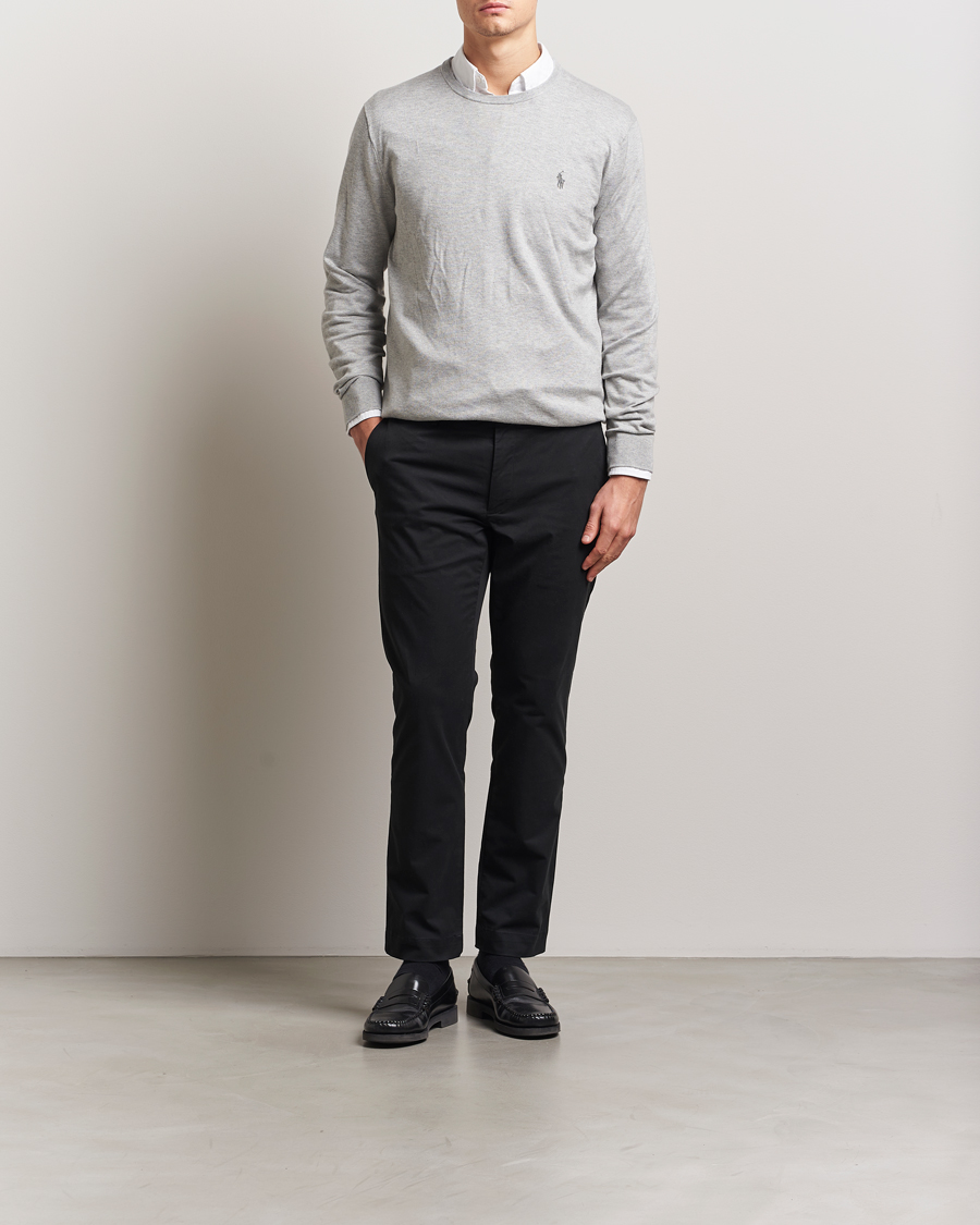 Mies | Puserot | Polo Ralph Lauren | Pima Cotton Crew Neck Pullover Andover Heather
