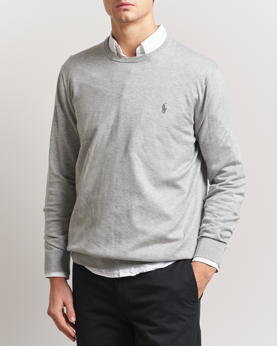 Mies | Puserot | Polo Ralph Lauren | Pima Cotton Crew Neck Pullover Andover Heather