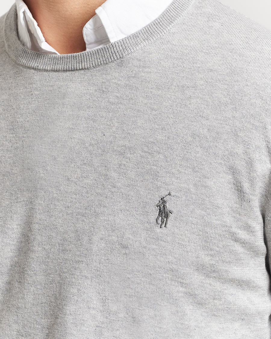 Mies | Puserot | Polo Ralph Lauren | Pima Cotton Crew Neck Pullover Andover Heather