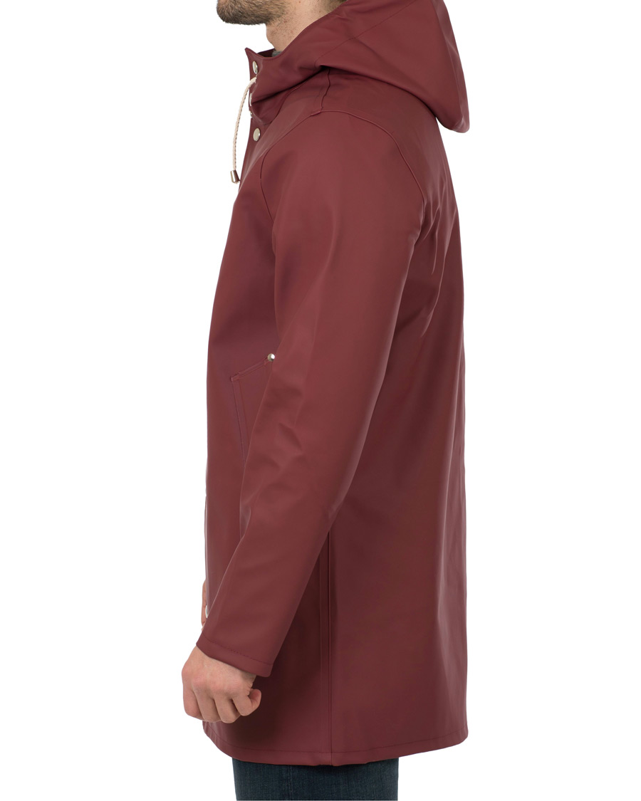 Mies | Takit | Stutterheim | Stockholm Raincoat Burgundy