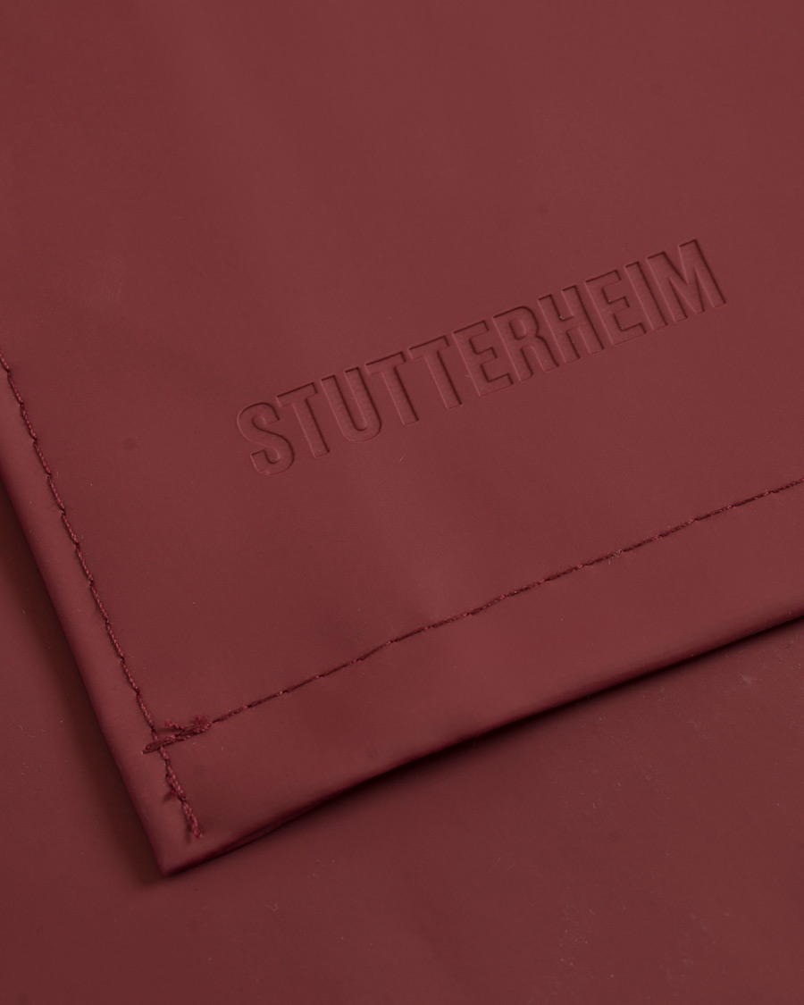 Mies | Takit | Stutterheim | Stockholm Raincoat Burgundy