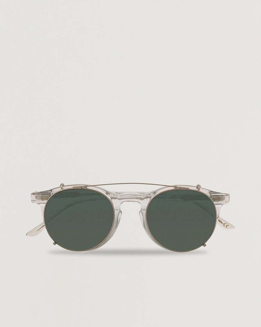 Mies | Aurinkolasit | TBD Eyewear | Pleat Clip On Sunglasses  Transparent