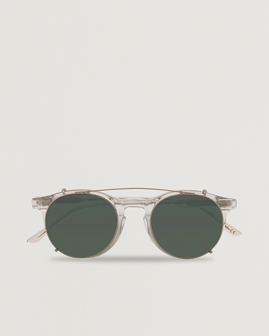 Mies | Aurinkolasit | TBD Eyewear | Pleat Clip On Sunglasses Transparent
