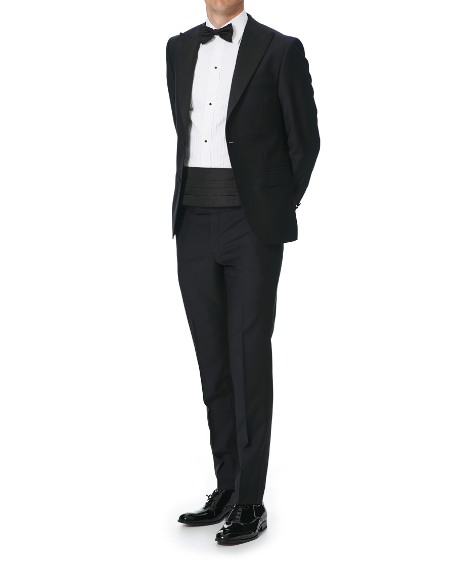Mies | Housut | Oscar Jacobson | Duke Tuxedo Trouser Black