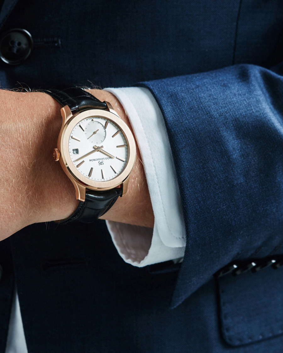 Mies | Sjöö Sandström Royal Capital AU-1740-1 Limited Edition Black Alligator | Sjöö Sandström | Royal Capital AU-1740-1 Limited Edition Black Alligator