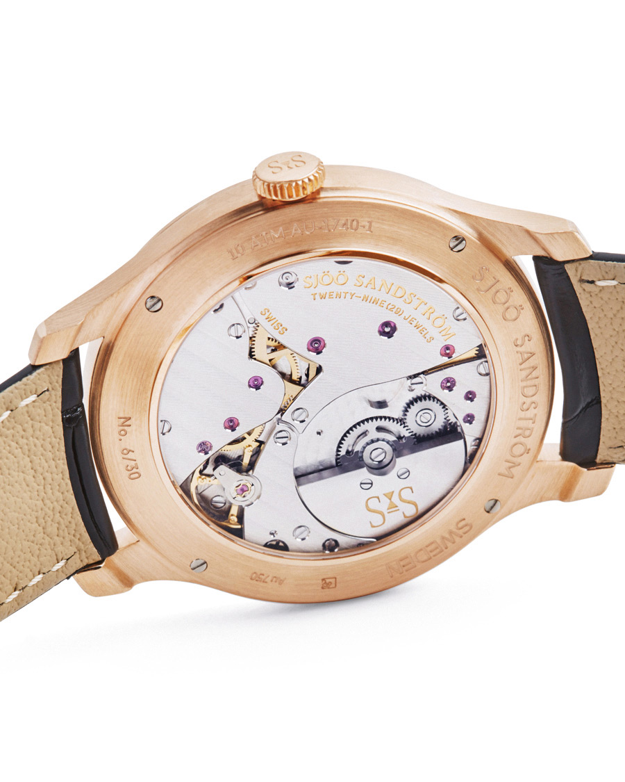 Mies | Sjöö Sandström Royal Capital AU-1740-1 Limited Edition Black Alligator | Sjöö Sandström | Royal Capital AU-1740-1 Limited Edition Black Alligator