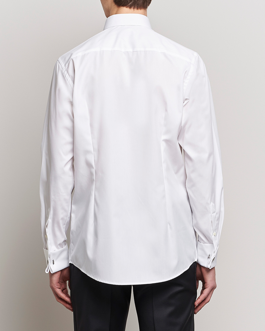 Mies | Kauluspaidat | Eton | Custom Fit Tuxedo Shirt Black Ribbon White