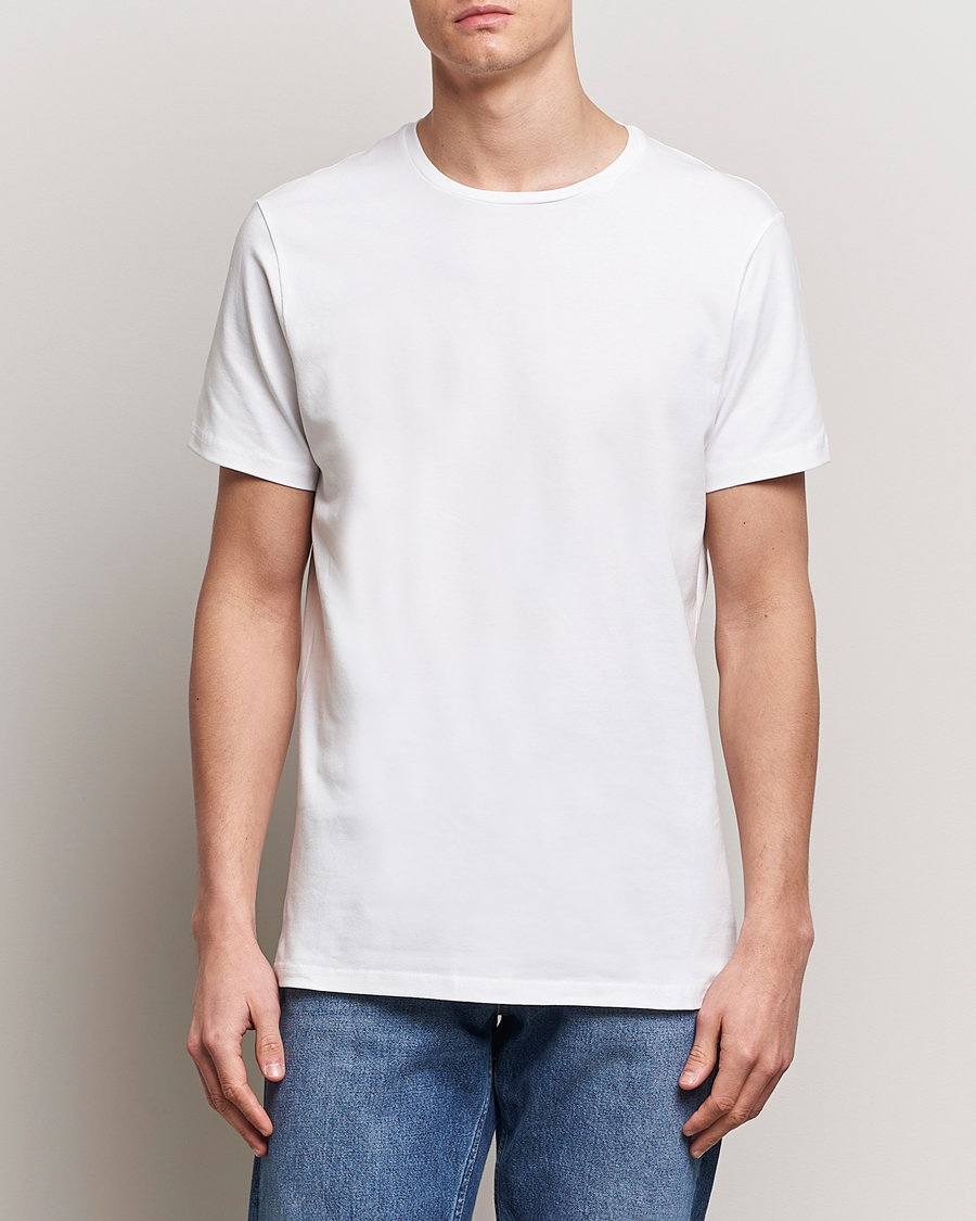 Mies | T-paidat | Bread & Boxers | 2-Pack Crew Neck Tee White