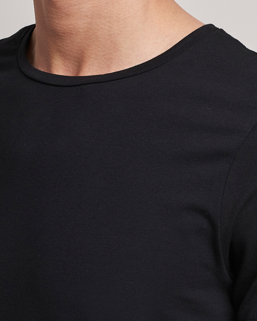 Mies | T-paidat | Bread & Boxers | 2-Pack Crew Neck Tee Black