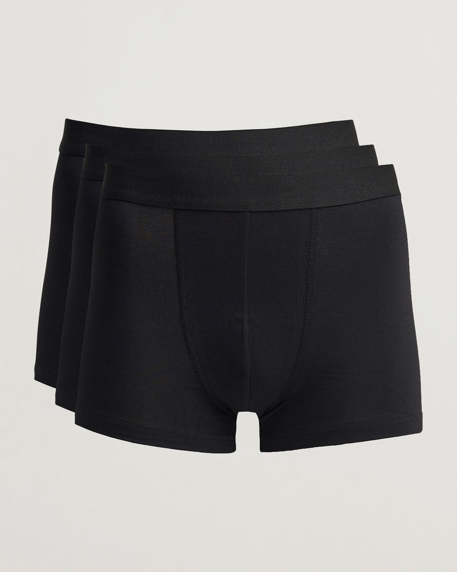 Mies | Alusvaatteet | Bread & Boxers | 3-Pack Boxer Brief Black