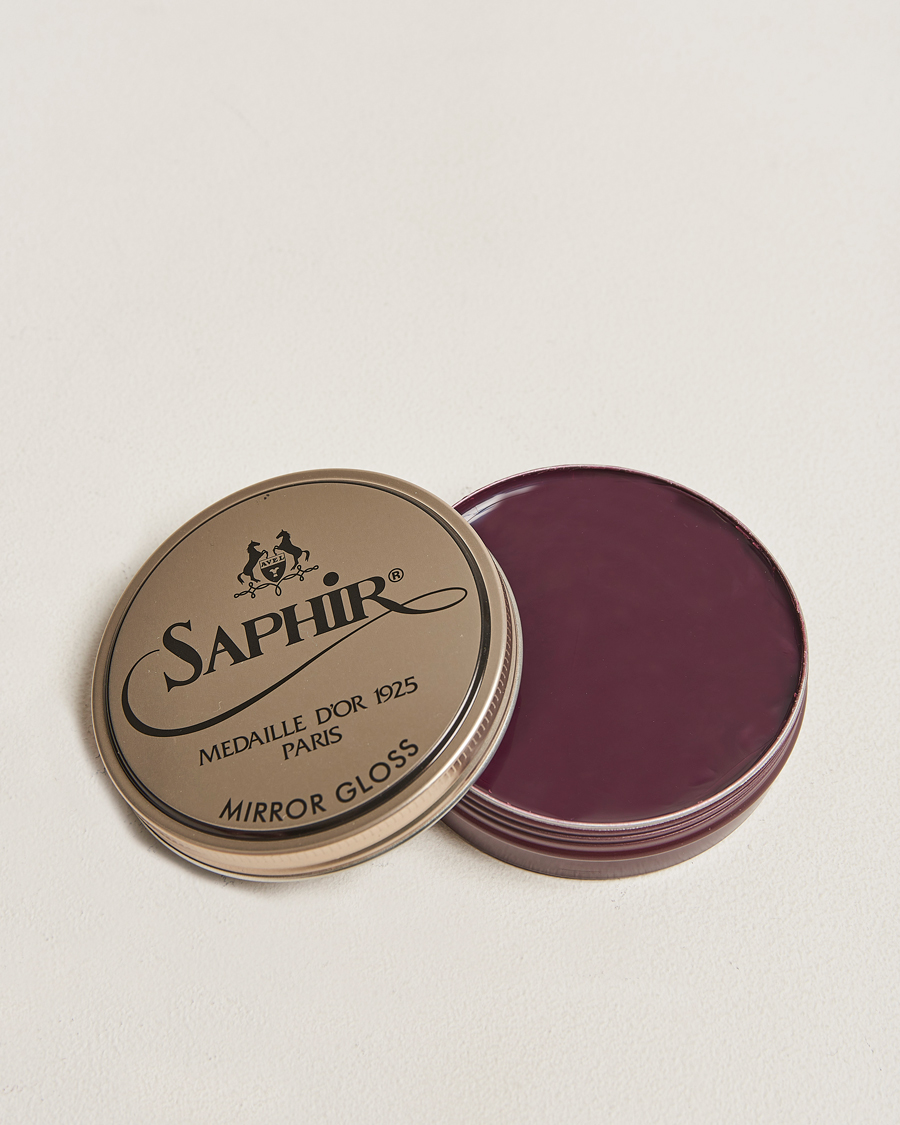 Mies | Kenkien huolto | Saphir Medaille d'Or | Mirror Gloss 75 ml Burgundy