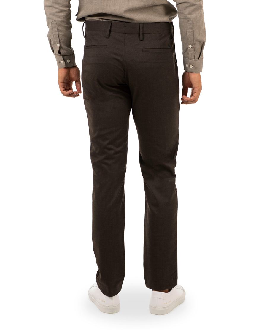Mies | Housut | NN07 | New Theo 1249 Wool Trousers Brown