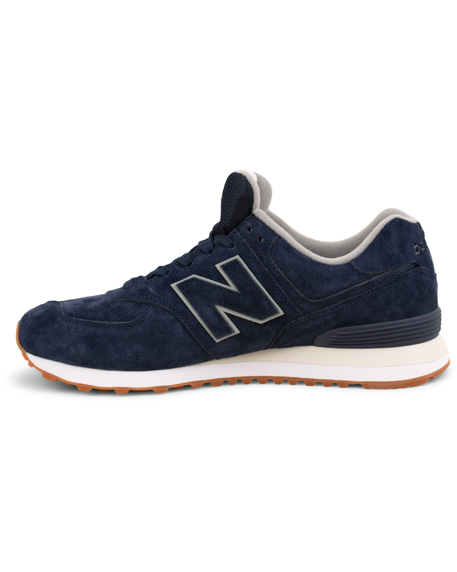 Mies | New Balance 574 Running Sneaker Navy Suede | New Balance | 574 Running Sneaker Navy Suede