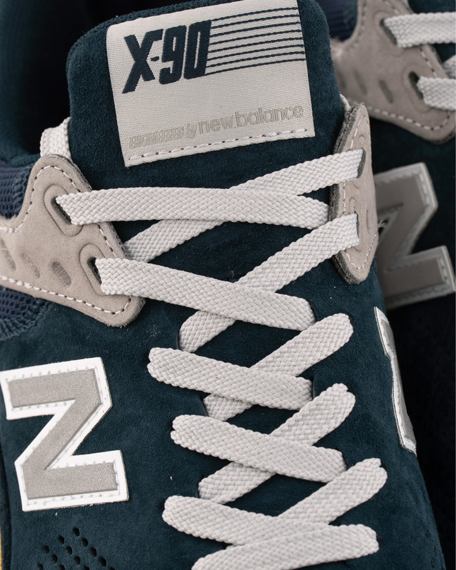 Mies | New Balance X90 Running Sneaker Navy Suede | New Balance | X90 Running Sneaker Navy Suede