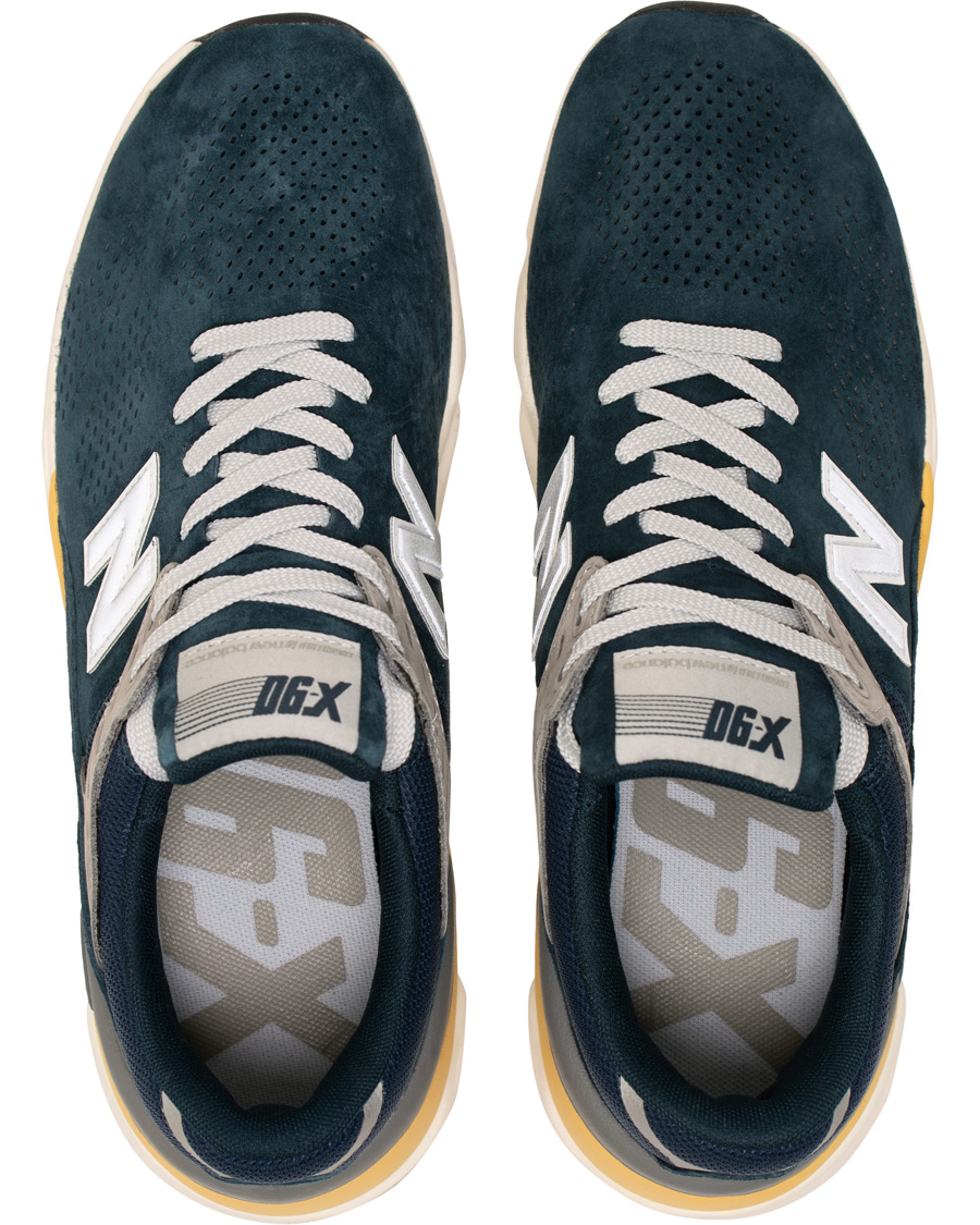 Mies | New Balance X90 Running Sneaker Navy Suede | New Balance | X90 Running Sneaker Navy Suede