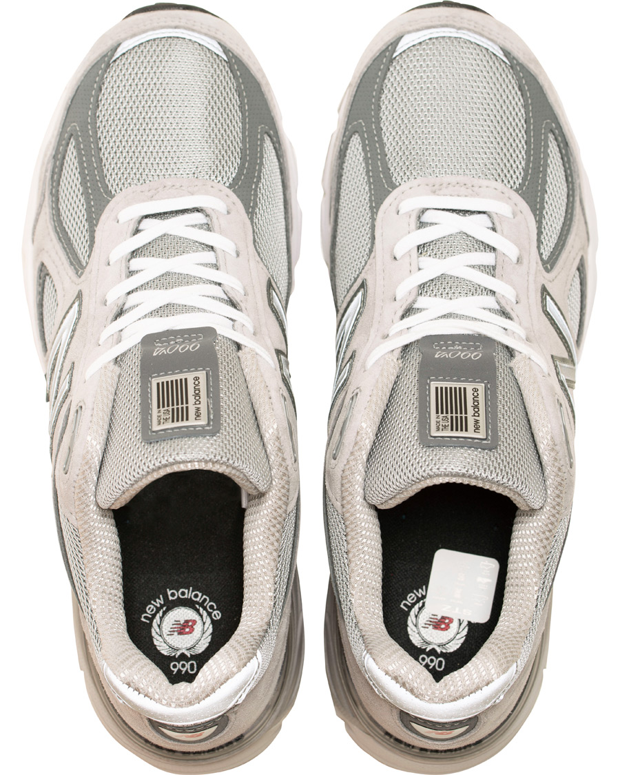 Mies | New Balance Made in USA 990 Running Sneaker Grey | New Balance | Made in USA 990 Running Sneaker Grey
