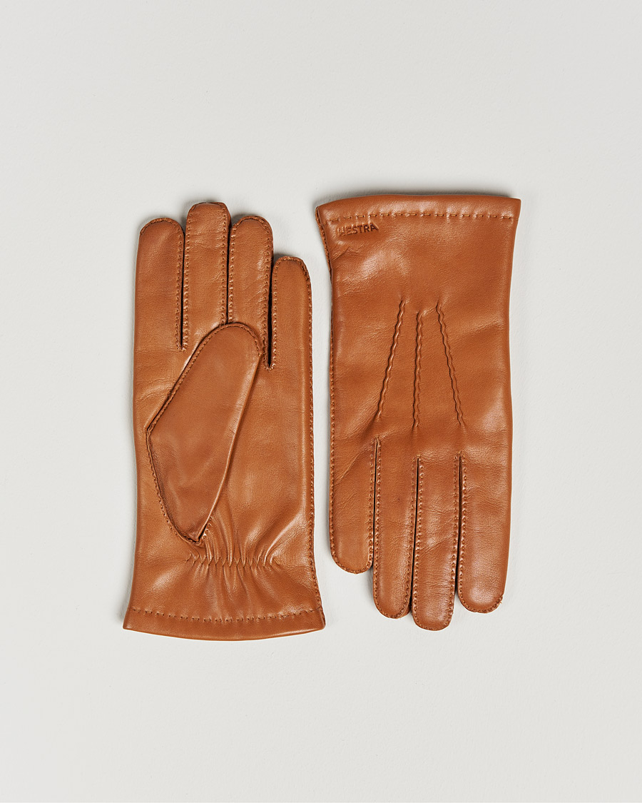 Mies | Käsineet | Hestra | Edward Wool Lined Glove Cognac