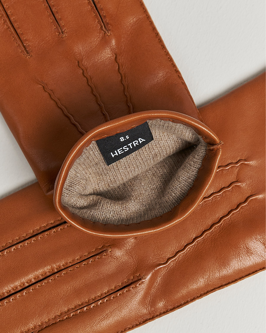 Mies | Käsineet | Hestra | Edward Wool Lined Glove Cognac
