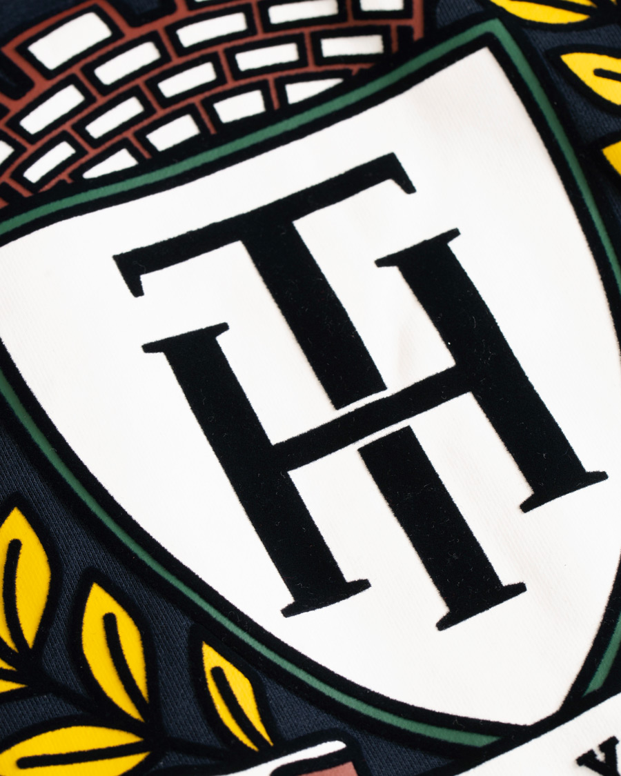 Mies | Puserot | Tommy Hilfiger | Crest Hoodie Sky Captain